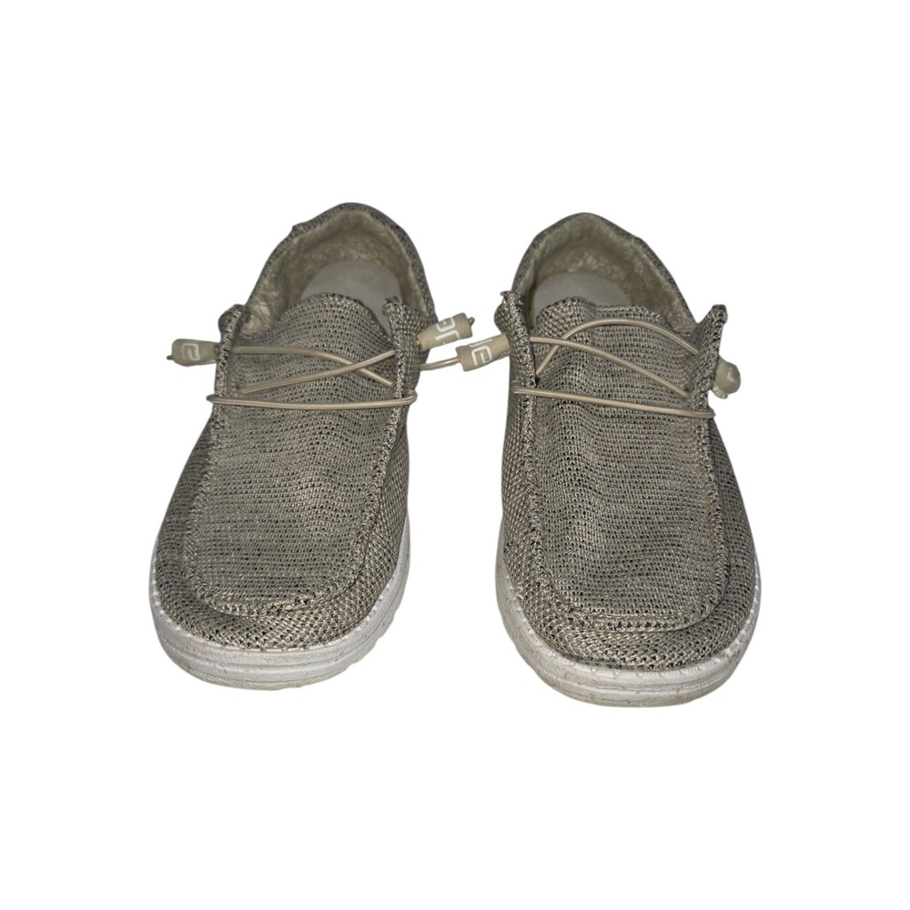Hey Dude Wendy Sox Sand Beige Slip On Loafers Womens 8 121920604